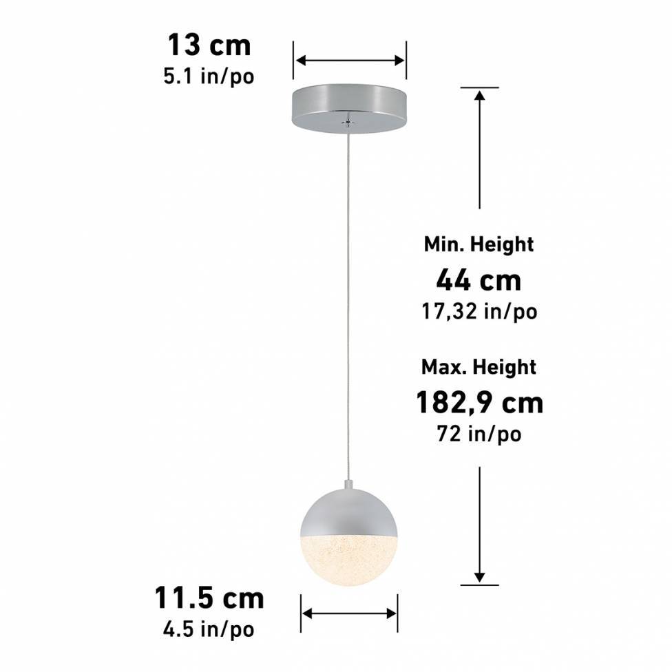 Sparkle 1 Light LED Pendant