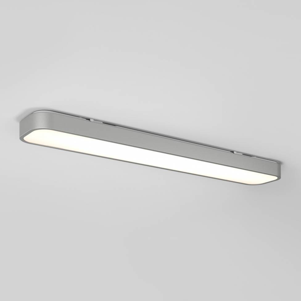 Europa 36 LED Flush Mount Light Silver - With Remote