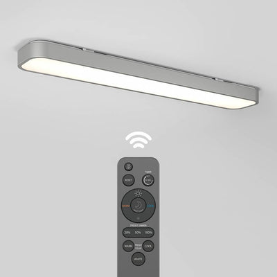 Europa 36 LED Flush Mount Light Silver - With Remote