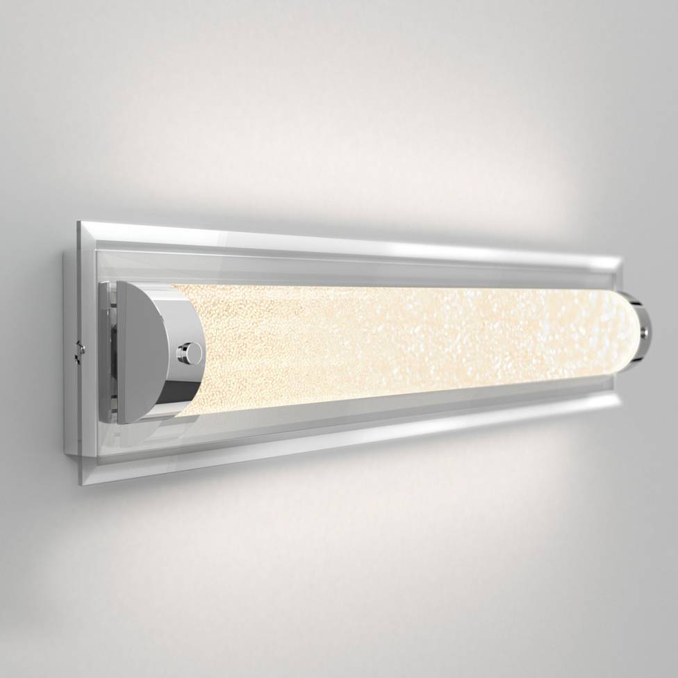 Glamour Integrated LED Vanity Light 3ct Chrome