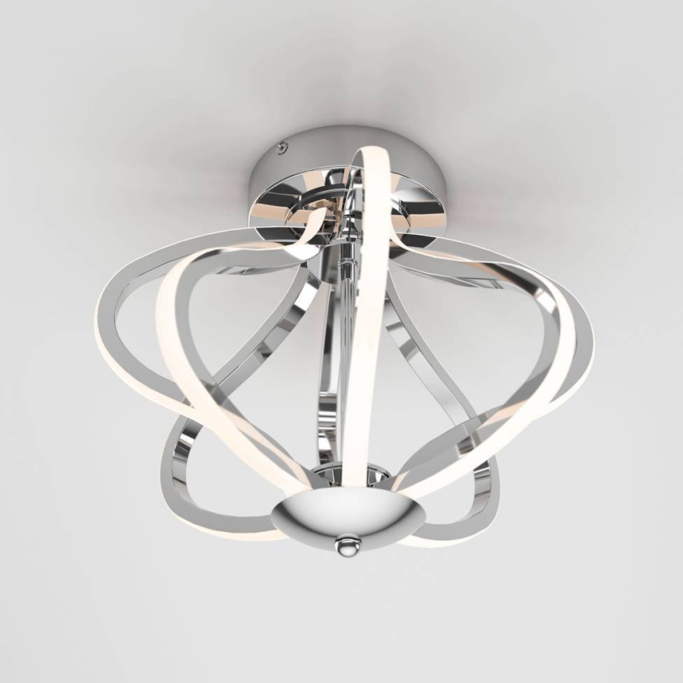 Meridian LED Flush Mount Chrome