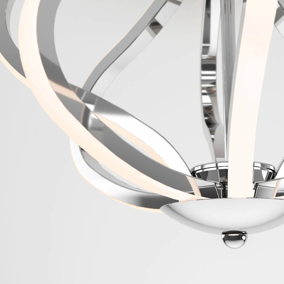 Meridian LED Flush Mount Chrome