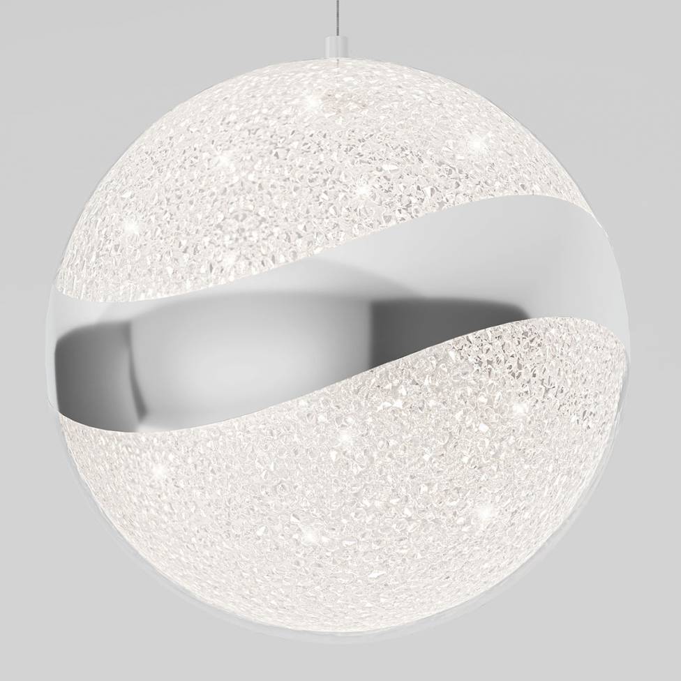 Wavey Ball Integrated LED Pendant Light