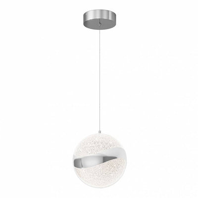 Wavey Ball Integrated LED Pendant Light