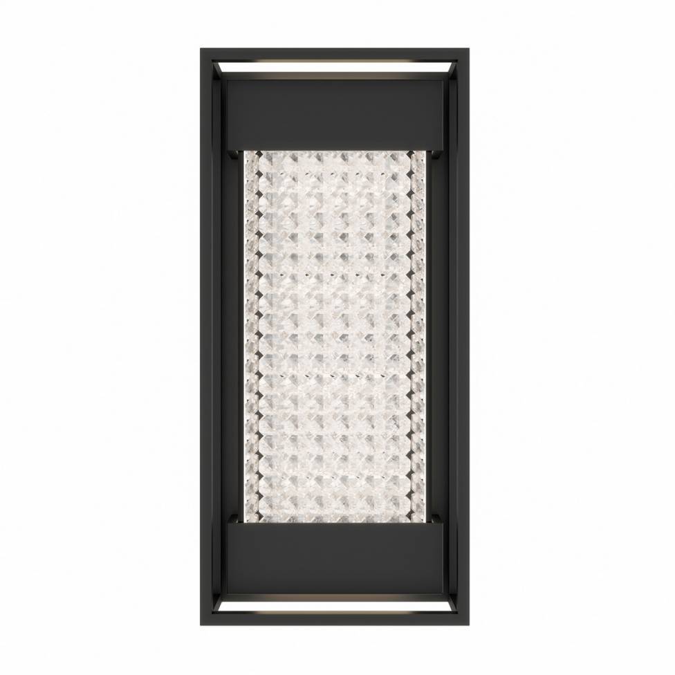 Glam Integrated LED Outdoor Light Black